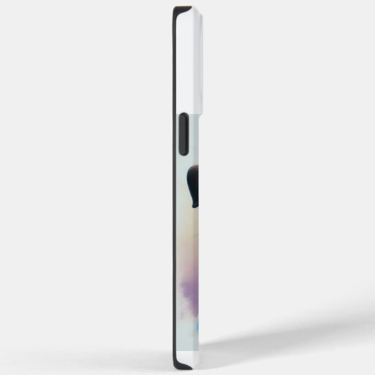 Niedlicher Mops Hund in einem Telefongehäuse Case-Mate iPhone Hülle (Rückseite / Rechts)