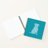 Niedlicher Mops Hund Personalisiert kundenspezifis Notizblock (Innenseite)