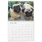 Niedlicher Mops-Hundekalender - kundengerecht Kalender (Jan 2027)