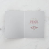 Niedlicher Mops Hundeschlitten Weihnachtskarte Karte (Innenseite)