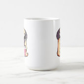 Niedlicher Mops Kaffeetasse (Mittel)