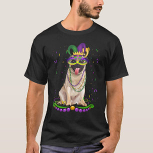 Niedlicher Mops Karnevalsmaske Mardi Gras Hunde tr T-Shirt