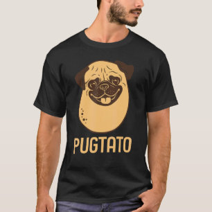 Niedlicher Mops Kartoffel Pugtato Mops Kartoffelhu T-Shirt