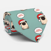 Niedlicher Mops Krawatte (Gerollt)