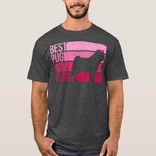 Niedlicher Mops Kunst für Mama Frauen Haustiere Hu T-Shirt