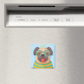 Niedlicher Mops Magnet (In Situ (Geschirrspüler))