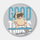 Niedlicher Mops Magnet (Vorne)