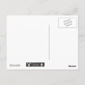 Niedlicher Mops mit Schal Postkarte (Rückseite)