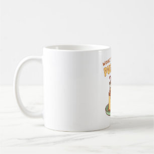 Niedlicher Mops möchte ein Mops-Pudd Kaffeetasse