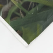 Niedlicher Mops Personalisiert Fleecedecke (Ecke)