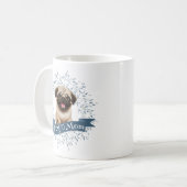 Niedlicher Mops Puppy Coffee Tasse (Vorderseite Links)