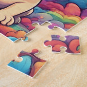 Niedlicher Mops Puzzle (Seite)