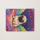 Niedlicher Mops Puzzle (Horizontal)