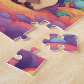 Niedlicher Mops Puzzle (Seite)