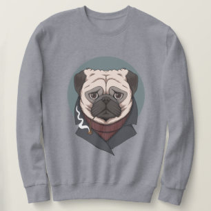 Niedlicher Mops Sweatshirt