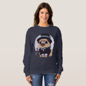 Niedlicher Mops Sweatshirt (Vorne ganz)