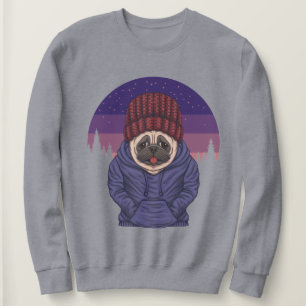 Niedlicher Mops Sweatshirt