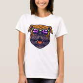 Niedlicher Mops T - Shirt (Vorderseite)