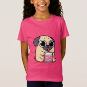 Niedlicher Mops T-Shirt (Vorderseite)