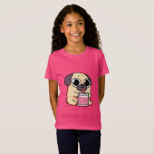 Niedlicher Mops T-Shirt (Vorne ganz)