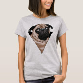 Niedlicher Mops T - Shirt (Vorderseite)