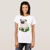 Niedlicher Mops-T - Shirt (Vorne ganz)