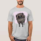 Niedlicher Mops T - Shirt (Vorderseite)