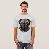 Niedlicher Mops T - Shirt (Vorne ganz)