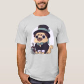 Niedlicher Mops T-Shirt (Vorderseite)