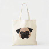 Niedlicher Mops Tragetasche (Vorne)