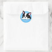 Niedlicher Mops Welpe - Aufkleber (Tasche)