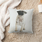 Niedlicher Mops-Welpe Kissen (Decke)