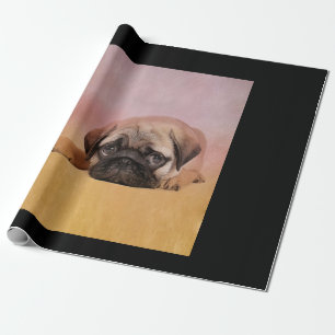 Niedlicher Mops Welpe   Mops Dog Lovers Gift Geschenkpapier