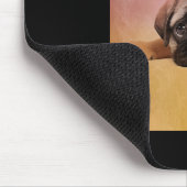 Niedlicher Mops Welpe | Mops Dog Lovers Gift Mousepad (Ecke)