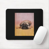 Niedlicher Mops Welpe | Mops Dog Lovers Gift Mousepad (Mit Mouse)