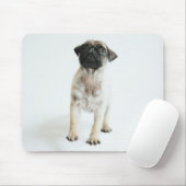Niedlicher Mops-Welpe Mousepad (Mit Mouse)