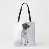 Niedlicher Mops-Welpe Tasche (Vorderseite)