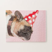 Niedlicher Mops Welpen Hund Haustier Puzzle (Horizontal)