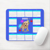 Niedlicher Morkie-Dog-Kalender individuell einstel Mousepad (Mit Mouse)