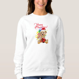 Niedlicher Morkie Dog Yappy Weihnachten Sweatshirt