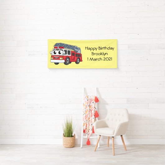 Niedlicher Motor Cartoon Banner (Insitu)