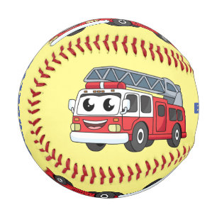 Niedlicher Motor Cartoon Baseball