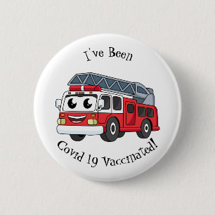 Niedlicher Motor Cartoon Button