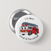 Niedlicher Motor Cartoon Button (Vorne & Hinten)