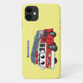 Niedlicher Motor Cartoon Case-Mate iPhone Hülle (Rückseite)