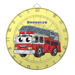 Niedlicher Motor Cartoon Dartscheibe