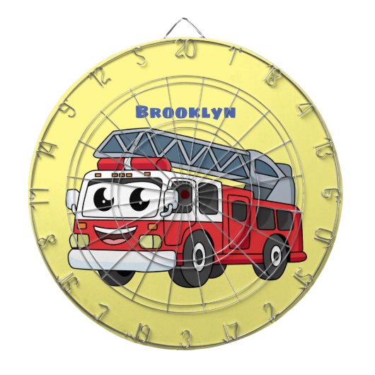 Niedlicher Motor Cartoon Dartscheibe (vorne)