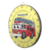 Niedlicher Motor Cartoon Dartscheibe (Vorderseite rechts)