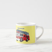 Niedlicher Motor Cartoon Espressotasse (Rechts)