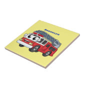 Niedlicher Motor Cartoon Fliese (Seite)